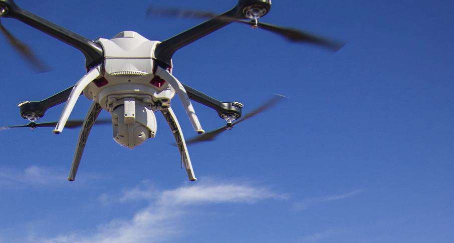 Aerial drones to inspect and survey water