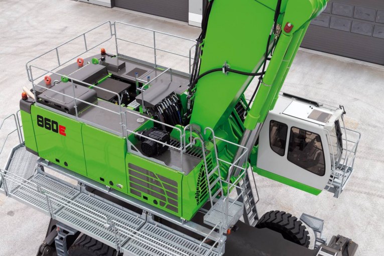 Sennebogen announce 860 E-Series Material Handlers for scrap handling and ports