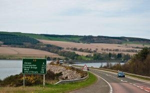 A9 near Dingwall Ross and Coromarty Scotland by Pillip Capper