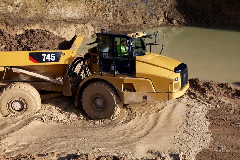 New Cat 745 Truck delivers next generation cab design, controls, comfort and productivity gains