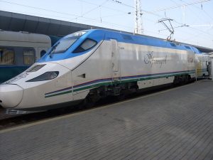 Hi-speed trains Afrosiyab, Uzbekistan