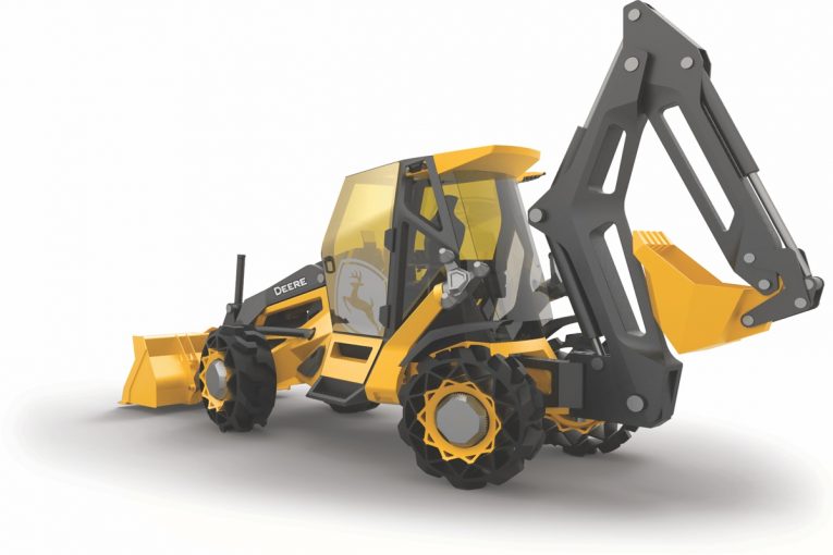 John Deere and BMW Designworks collaborate on the Backhoe of the Future 