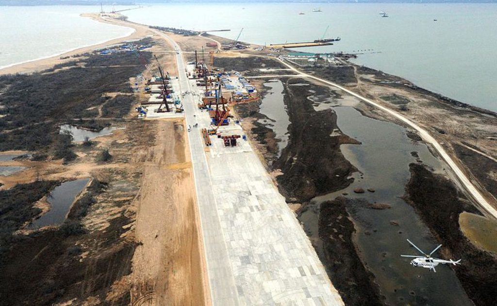 Kerch Strait Bridge Construction