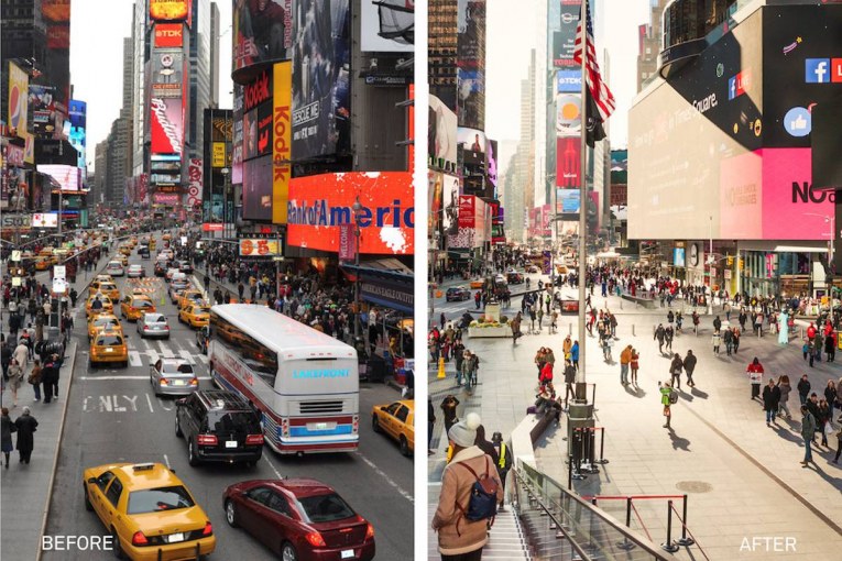 Snøhetta redesigns Times Square, doubling the amount of public space