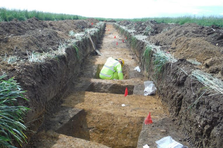 Highways England upgrades A14 - bridge foundations, Roman cows and a floating pontoon