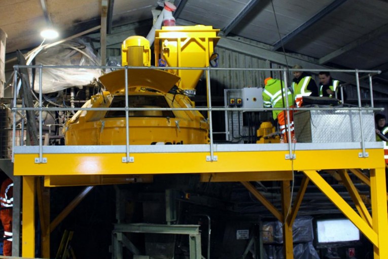 Rapid's Planetary Concrete Mixer gives Lagan the edge