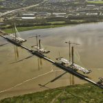Drone footage showcases progress of the Mersey Gateway Bridge