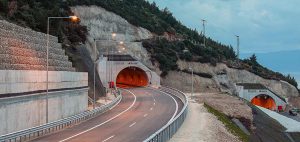 Panagopoula Tunnel in Greece
