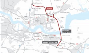 New Lower Thames Crossing preferred route