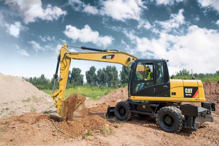 Caterpillar M315D2 and M317D2 Wheeled Excavators feature fuel-efficiency, increased durability and easy maintenance 