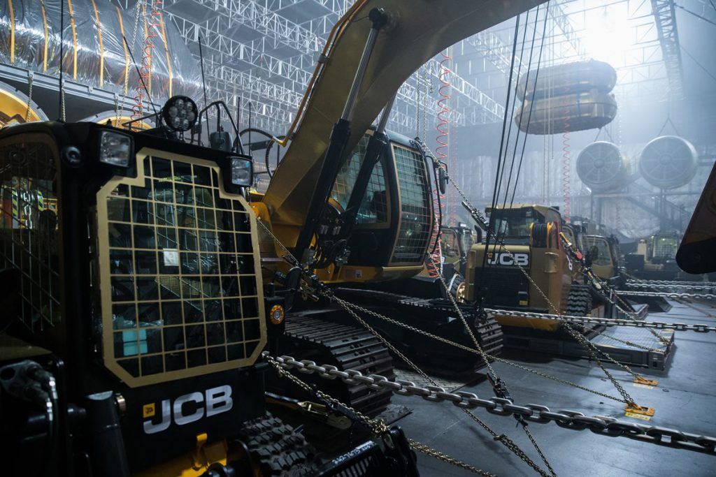 JCB Machines in Alien Covenant