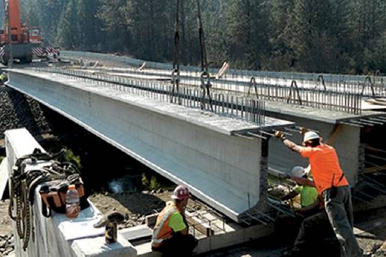 136.8' Super-Girders used to replace Washington’s Miles Creston Bridge