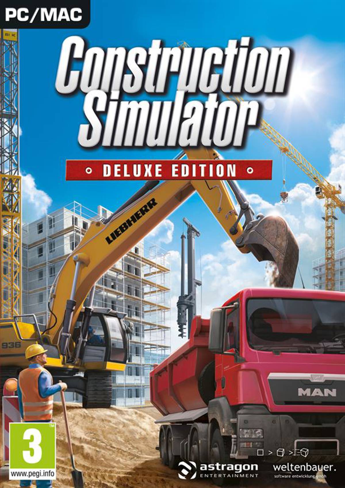 The new Construction Simulator Deluxe edition for PC and Mac is out now!