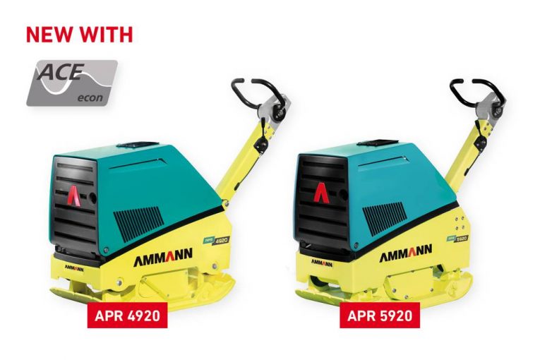 ACEecon compaction measurement system now available for Ammann Reversible Vibratory Plate Compactors