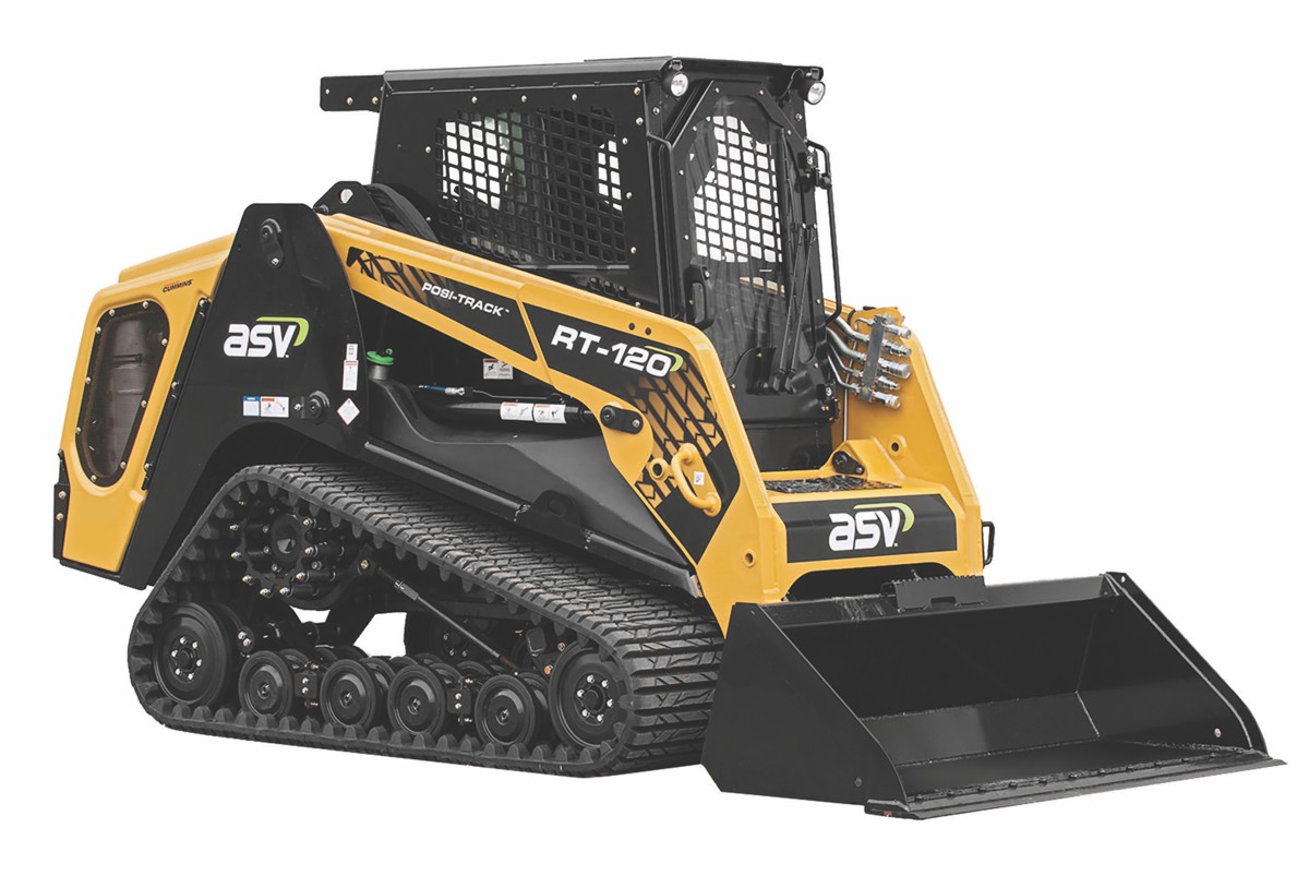 ASV RT-120 Compact Track Loader delivers size, power and versatility for tough applications