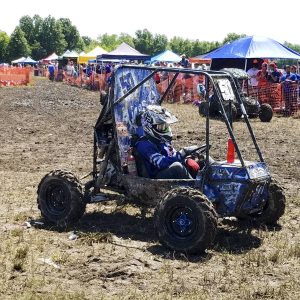 Students’ all-terrain vehicles are tested in the Baja Collegiate Design Competition’s dynamic events, including acceleration, braking, hill climbing and maneuverability.