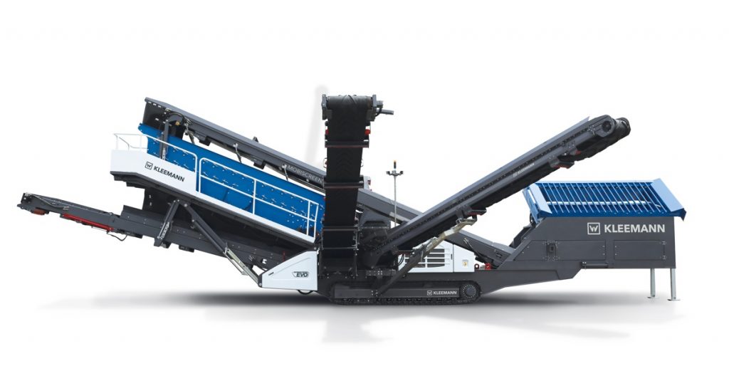 Developed and designed in Germany, the Kleemann MS 703 EVO is a triple deck mobile classification screen that precisely screens out almost all types of coarse natural stone, residual construction