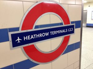 Heathrow Tube Sign by Andrew Nash