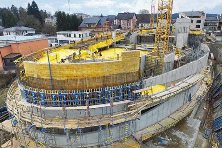 Formwork fine-tuning by Doka for construction of the new KTM museum