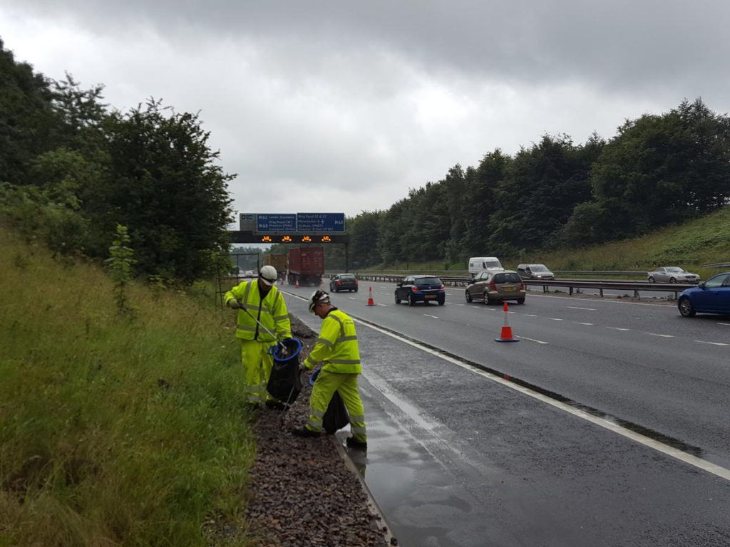 UK's Motorway litter droppers warned not to put lives at risk