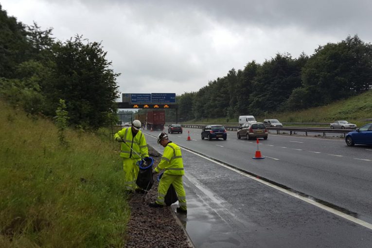 UK's Motorway litter droppers warned not to put lives at risk