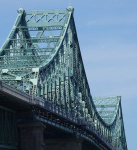 Jacques Cartier Bridge in Montreal, Canada