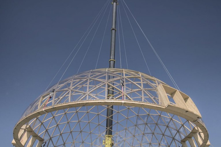 Dome of Visions in Denmark made from sustainable wood