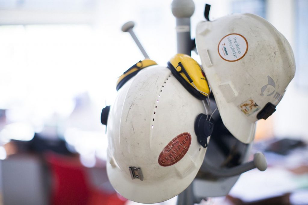 Metso hard hats