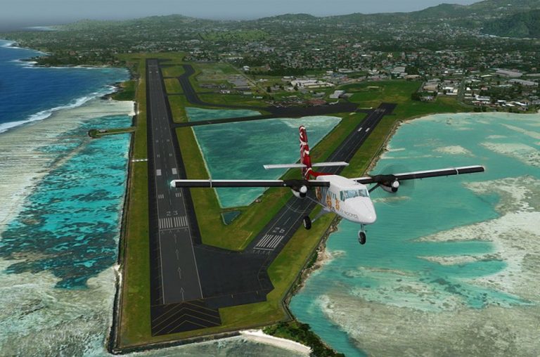 Pago Pago Runway in American Samoa