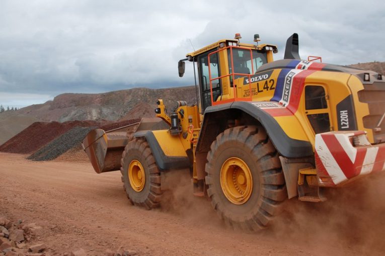 Skene Group adds another Volvo Loader to their Soutra Mains Quarry in Scotland