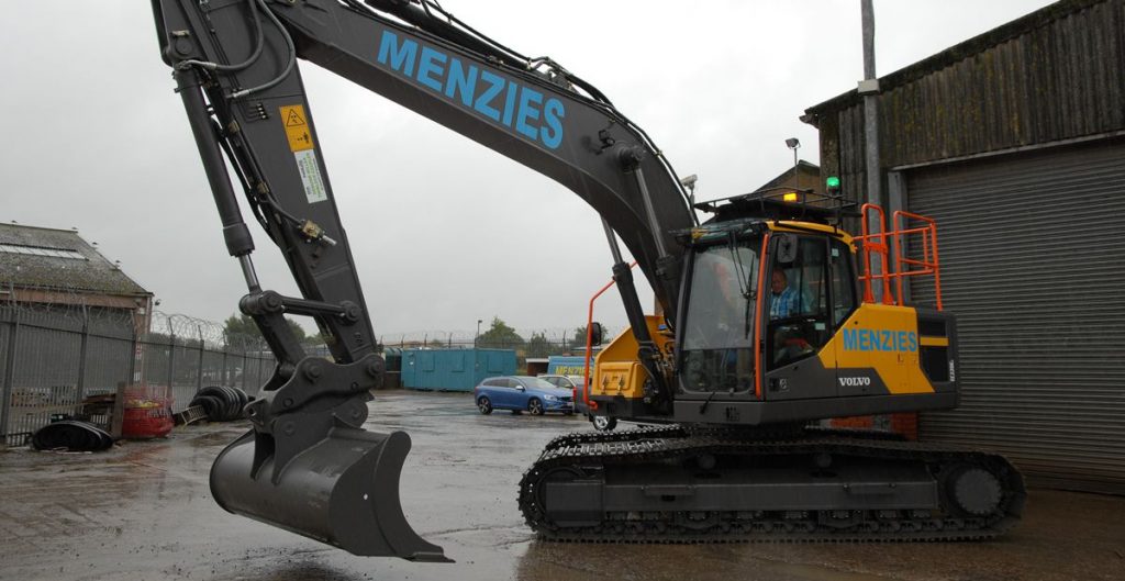 Thomas Menzies new EC220E ready to go to work