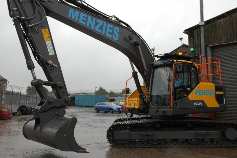 Thomas Menzies in Scotland expands with Volvo Excavators