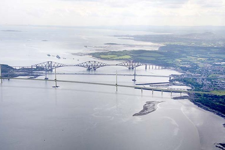 The £250m under budget Queensferry Crossing Bridge in Scotland opens to traffic