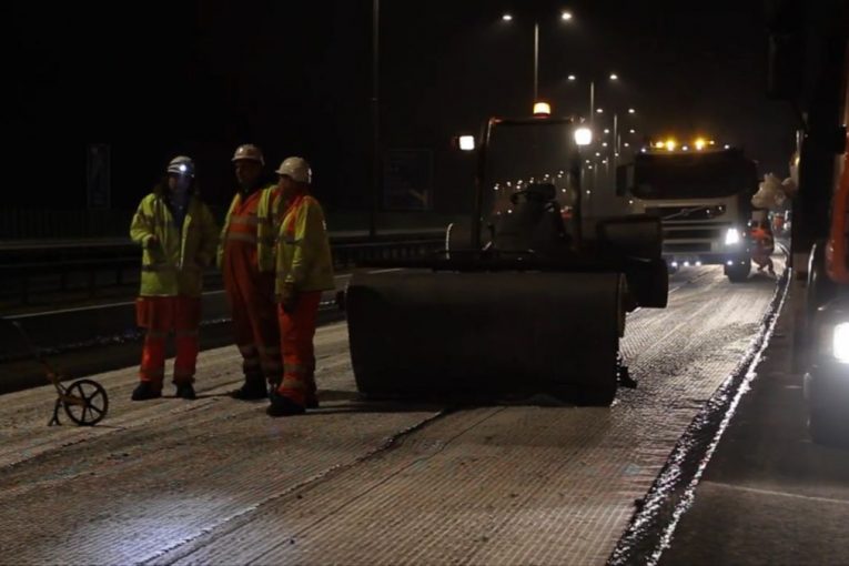 Stress absorbing membrane delivers a stronger, safer and more reliable motorway