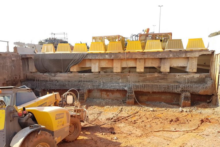 Concrete hydrodemolition technology used in Johannesburg bridge rehabilitation