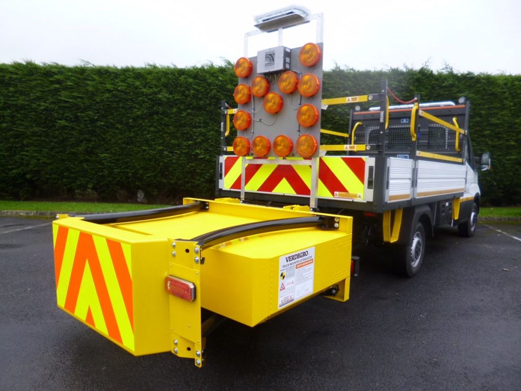 Blakedale's new 3.5 tonne 'mini' IPV with Crash Cushion and light arrow board