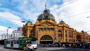 Finders Street Station in Melbourne Australia - Photo by Bernard Spragg