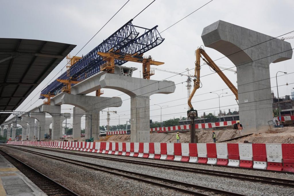 LRT Construction - Photo by Khairil Yusof