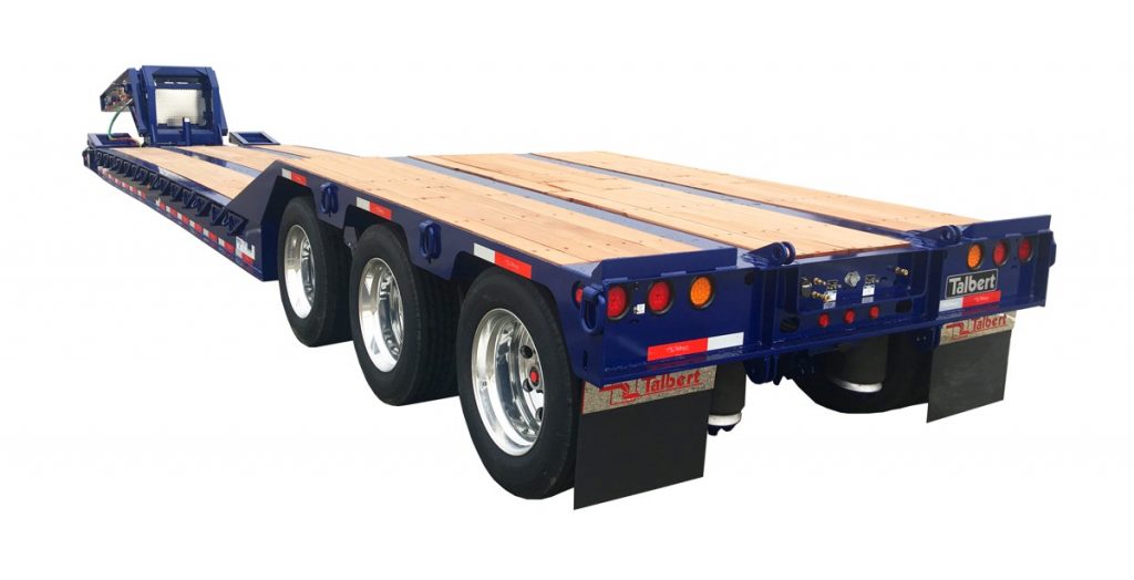 Talbert Manufacturing announces versatile 55 ton Roller Paver heavy-haul trailer