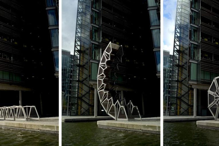 London’s Sculptural Rolling Bridge is a design icon