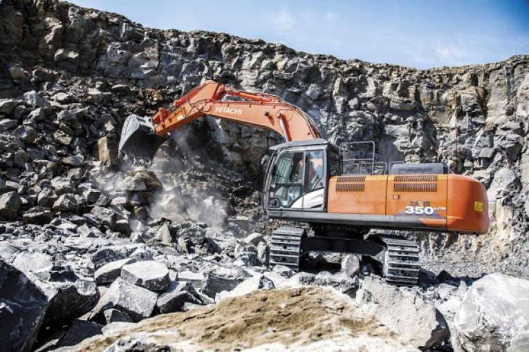 Hitachi ZX350LCN-6s Excavators deliver reliability to Italian quarry