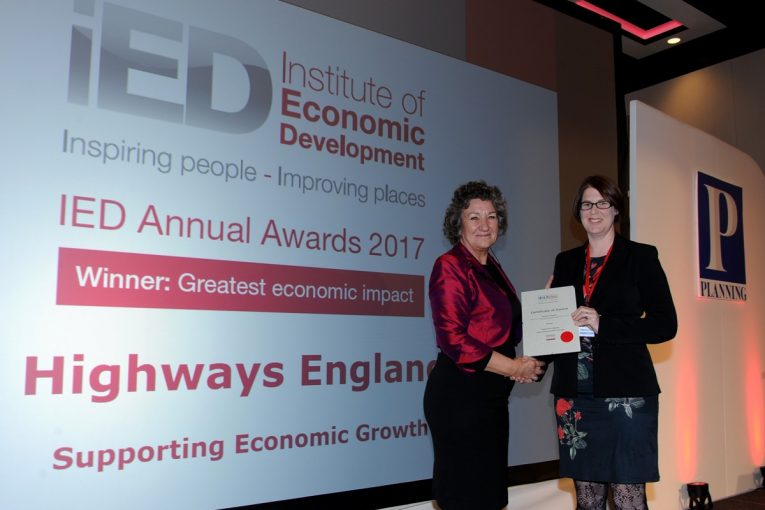 Highways England wins prestigious award for Road to Growth strategy