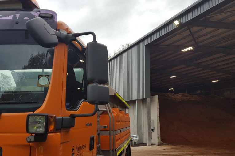New £1.5 million salt barn to help keep Britain's roads moving this winter