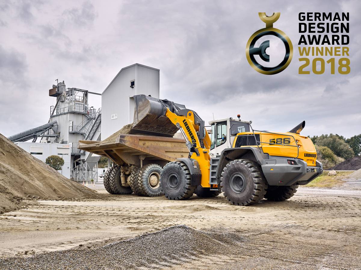 Liebherr wins two design awards for their earthmoving machines