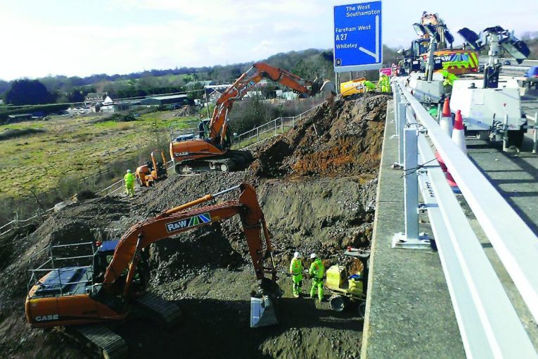 R&W Civil Engineering wins share of £100m M25 Motorway Works