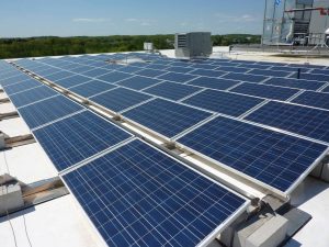 Roof Solar Panels - Photo by Cummings Properties