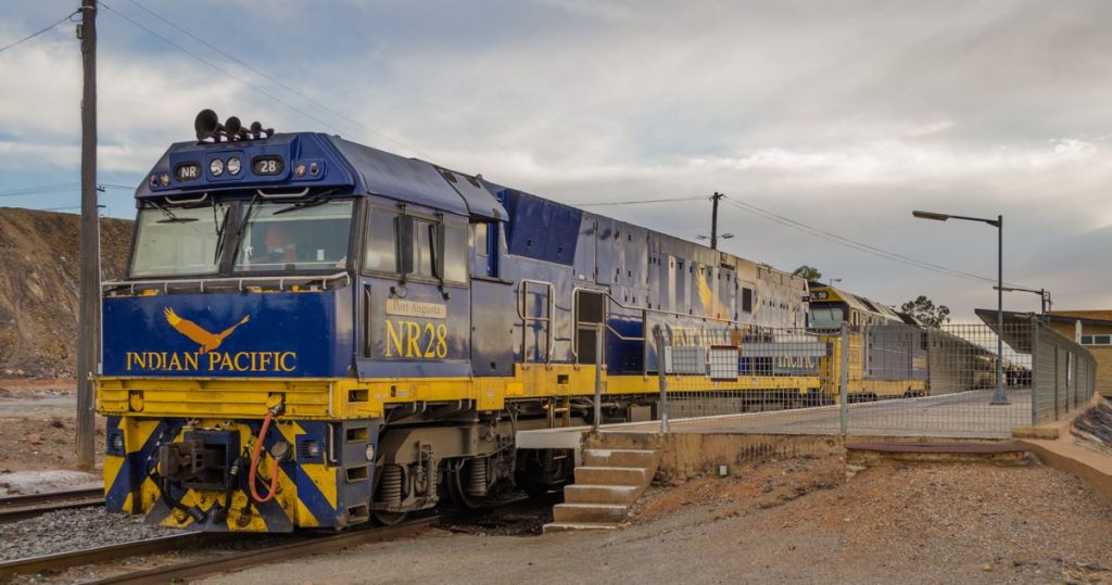The Indian Pacific at Broken Hill - Photo by Simon Yeo