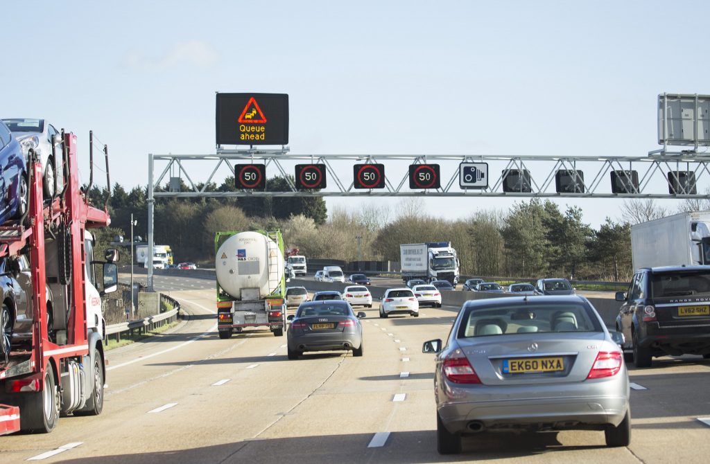 Completed smart motorway