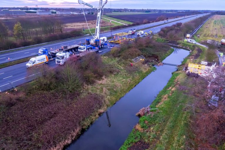 South Yorkshire historic military bridge makes final journey