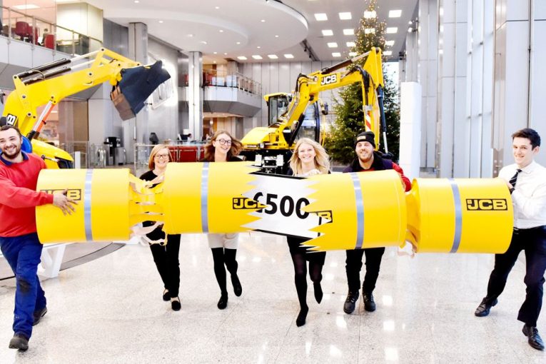 JCB celebrates Christmas with a £500 bonus for their employees